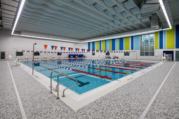 Image of swimming pool depicting universal design